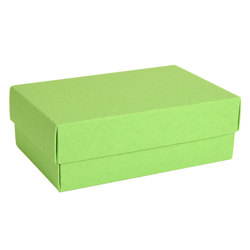 Коробка картонная, "COLOR" 11,5*6*17 см, зеленое яблоко