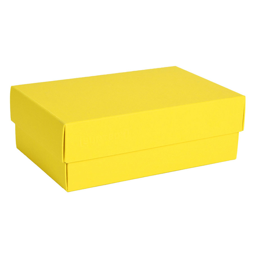 Коробка картонная, "COLOR" 11,5*6*17 см, желтый