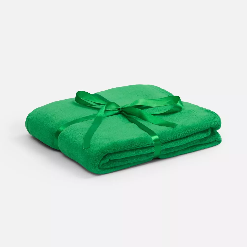 Плед Plush, зеленый