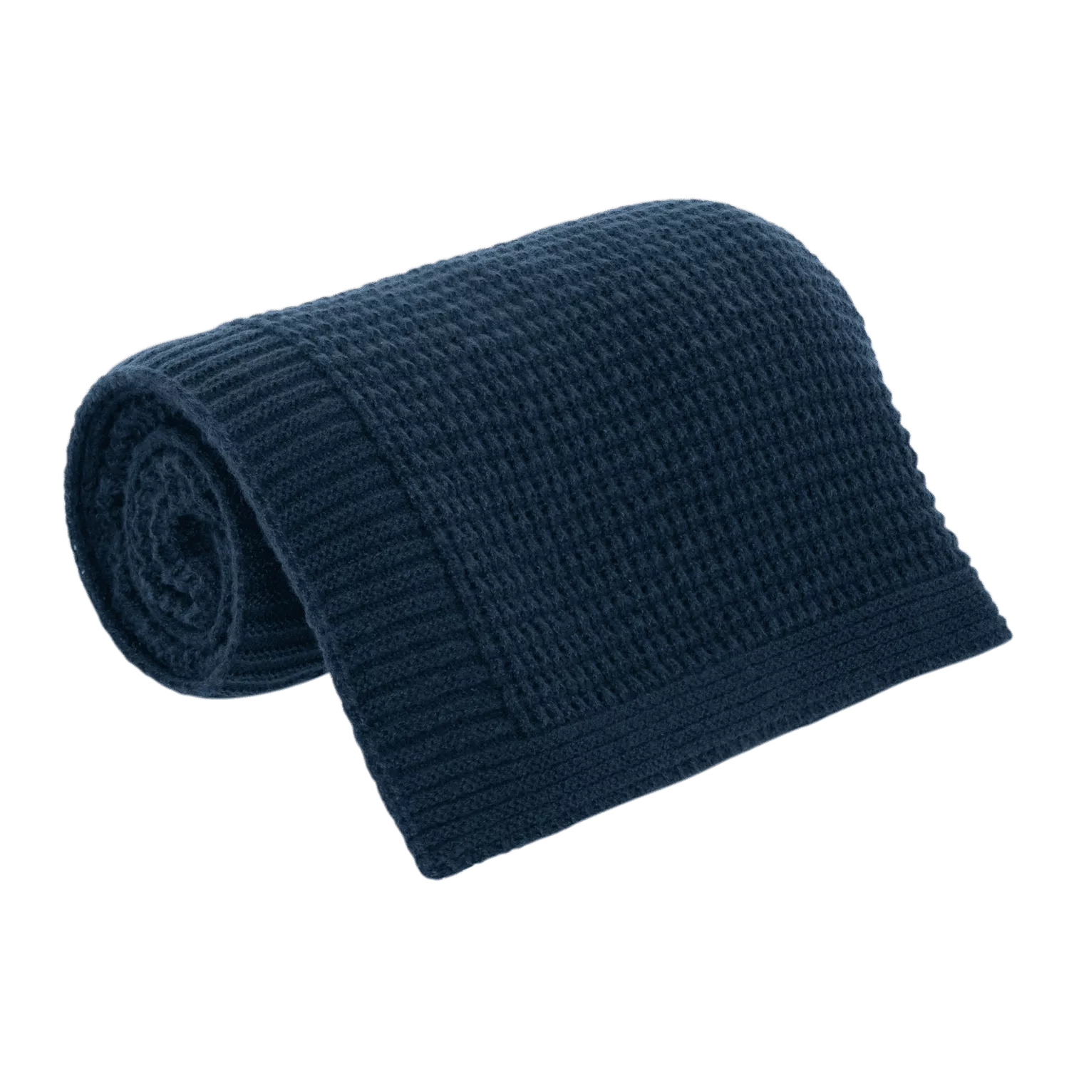 Плед Malta Soft вязаный, 160*90 см, синий