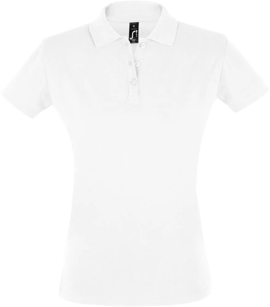 Рубашка поло женская Perfect Women 180 белая, размер XXL