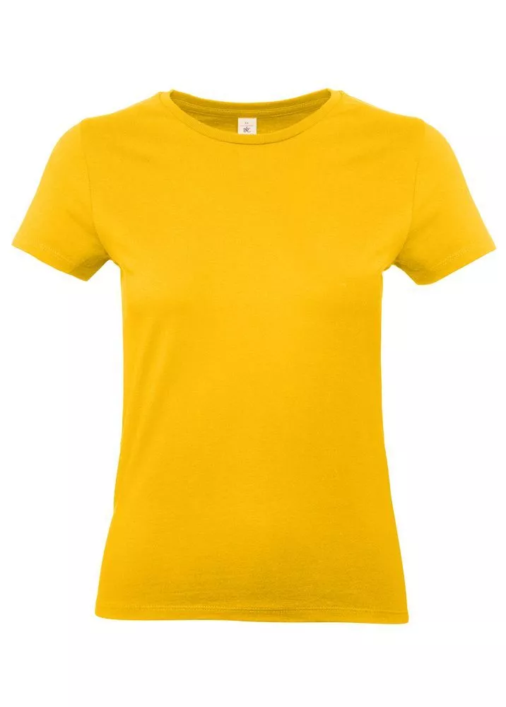 Футболка E190 женская желтая, размер XXL