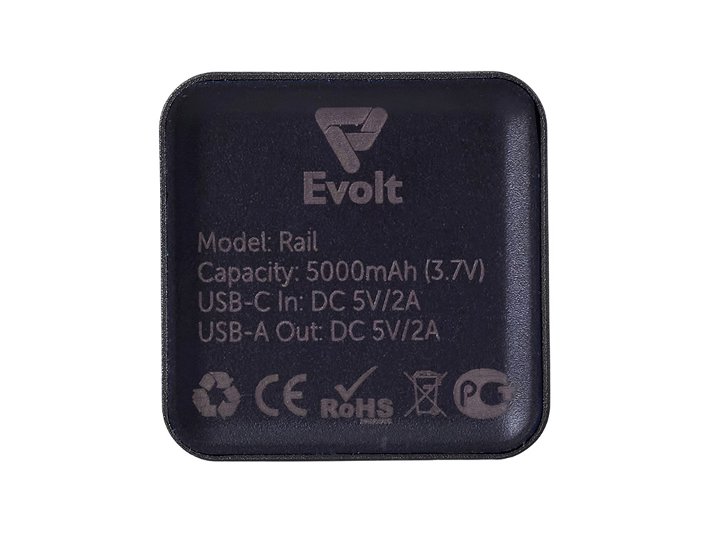 Внешний аккумулятор Rail c дисплеем, 5000 mAh