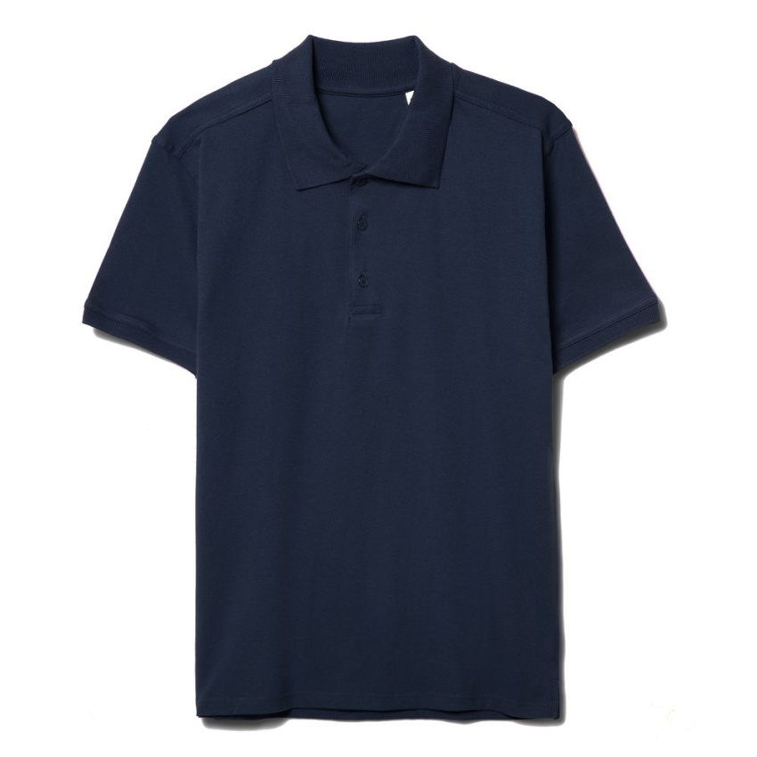 Рубашка поло мужская Virma Stretch, темно-синяя (navy), размер L
