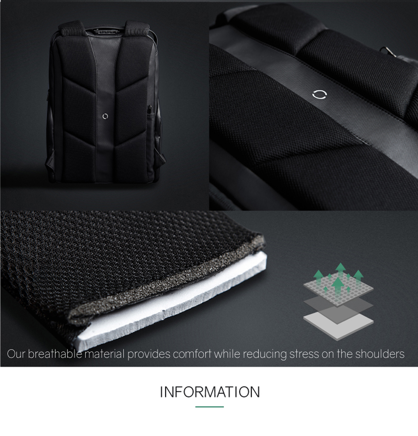Рюкзак KORIN FlexPack Pro 47х34х18 см, темно-серый