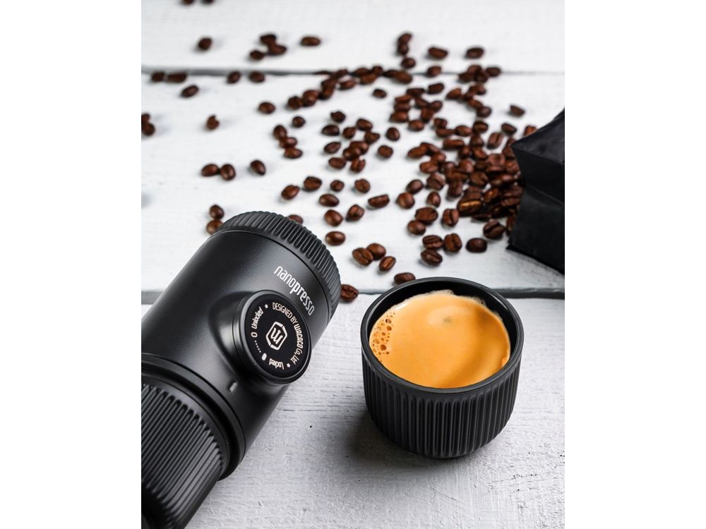 Ручная мини кофемашина Nanopresso + кейс для хранения