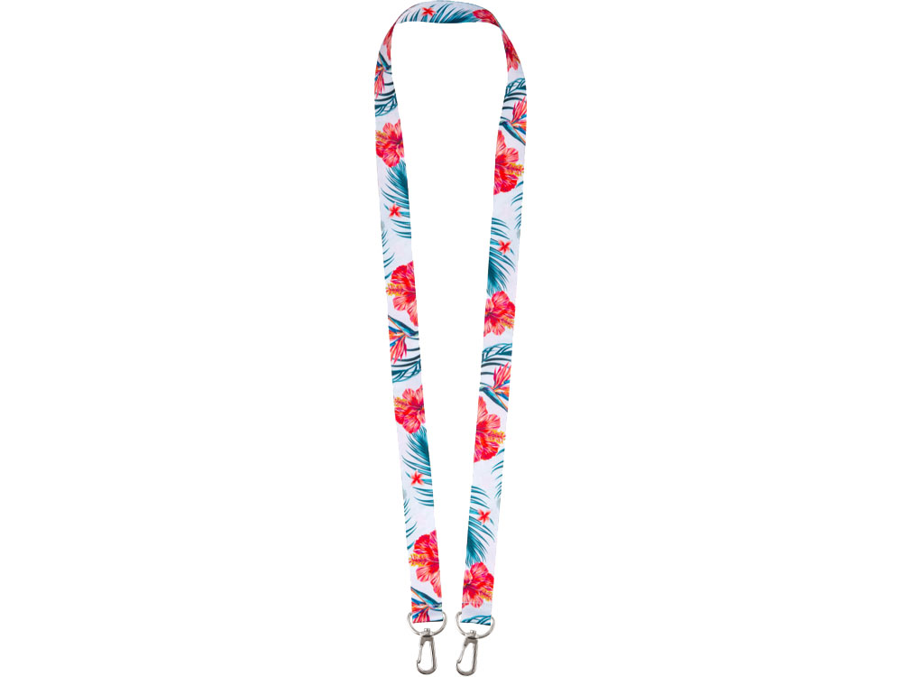 Ланъярд под сублимацию с 2-мя карабинами, 2 см