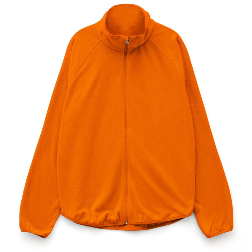 Куртка флисовая унисекс Fliska, оранжевая, размер M/L