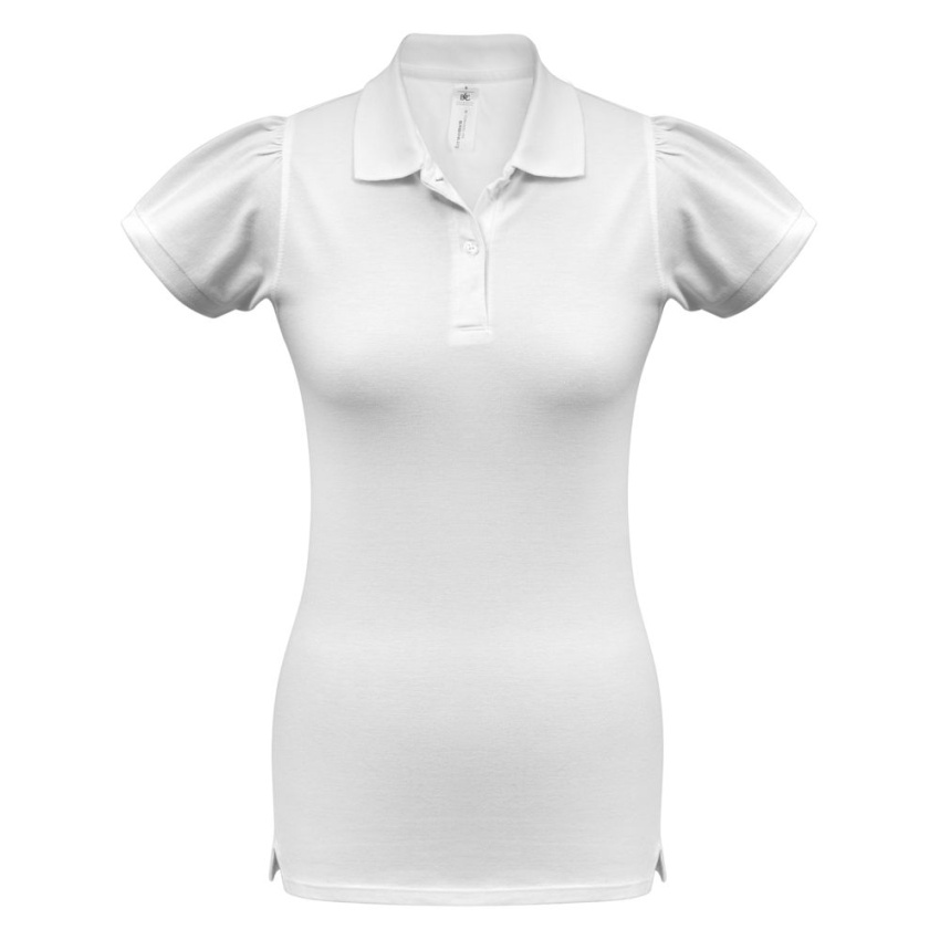 Рубашка поло женская Heavymill белая, размер M