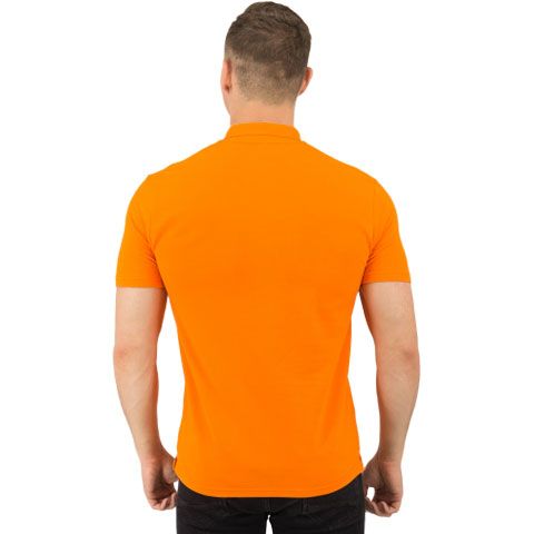 Рубашка поло Rock, мужская (оранжевая, L)