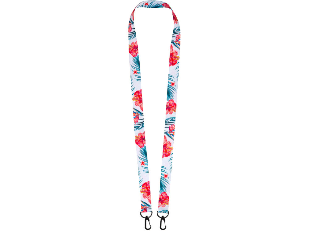 Ланъярд под сублимацию с 2-мя карабинами, 2 см