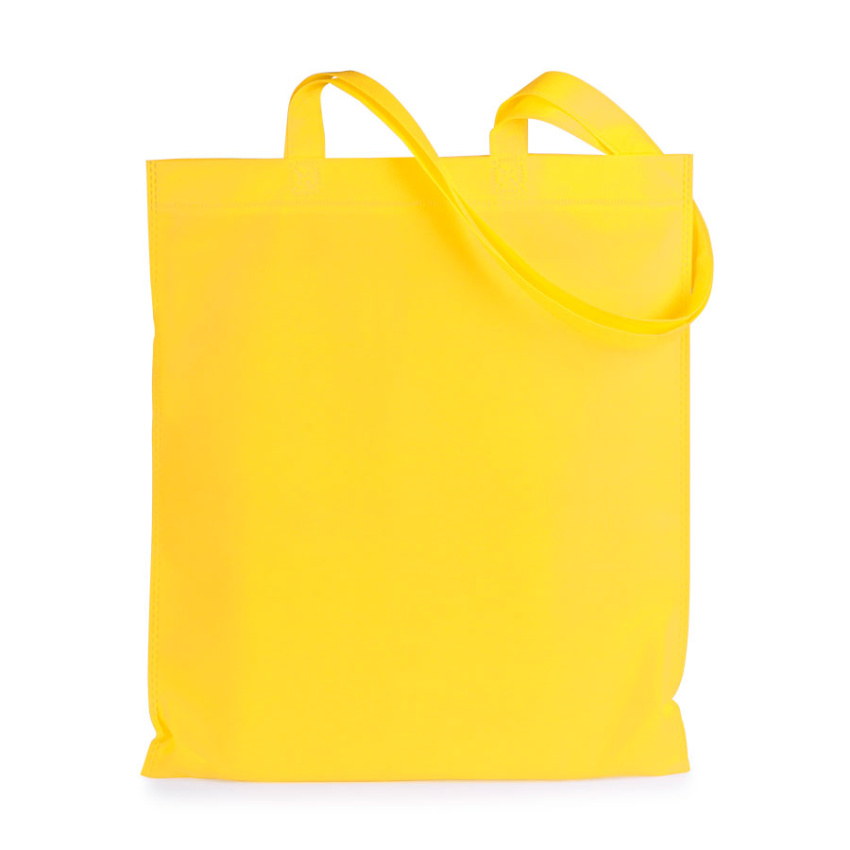Сумка для покупок "JAZZIN", желтый, 40 x 36 см, 100% полиэстер, 80г/м2
