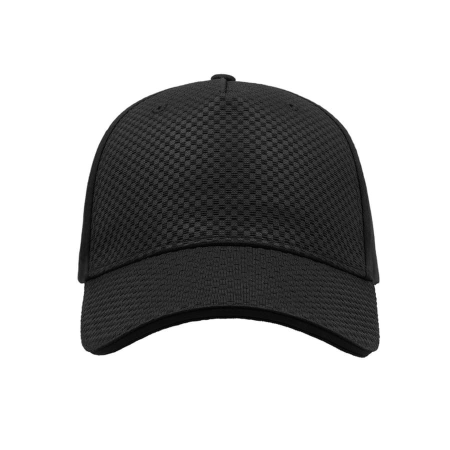 Бейсболка "GEAR", 5 клиньев, застежка на липучке, черный, ткань1:100% х/б, ткань2:100%п/э, 260 