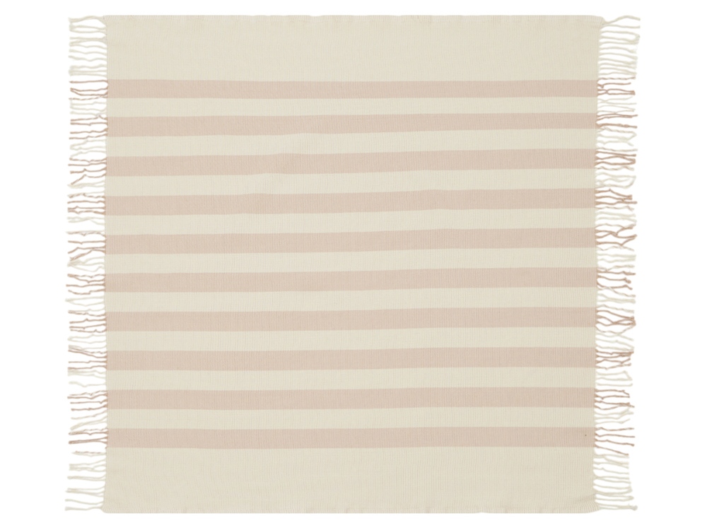 Плед Reglet из хлопка с бахромой