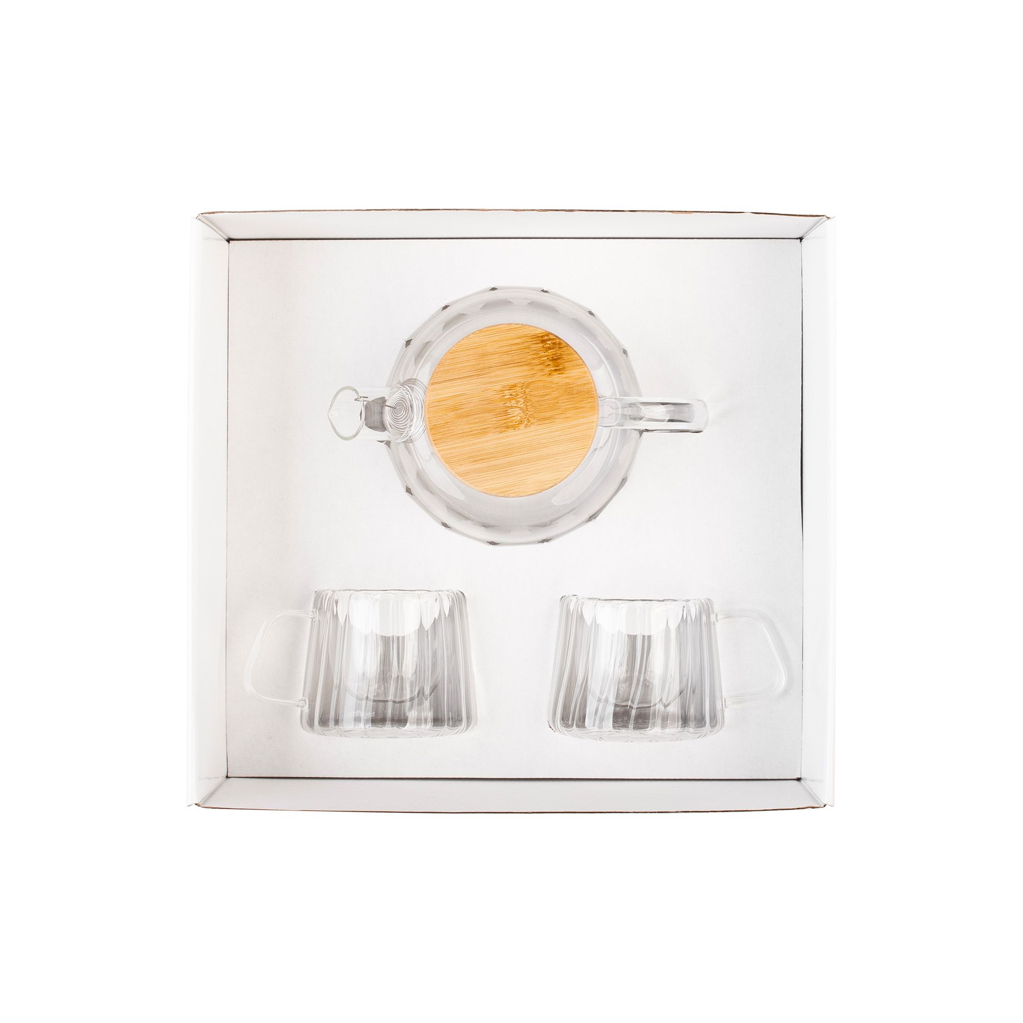 Набор подарочный "Чайные традиции" чайник, 2 кружки