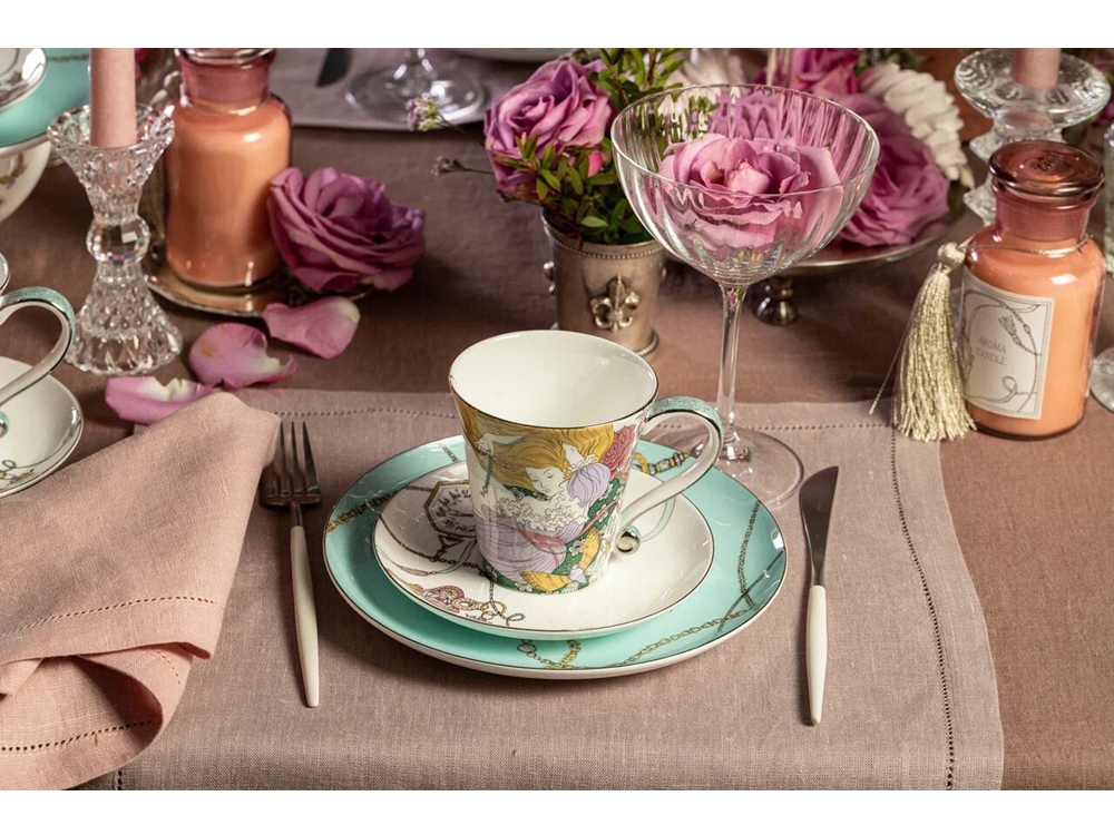 Набор чашка и блюдце TEA SET ALICE