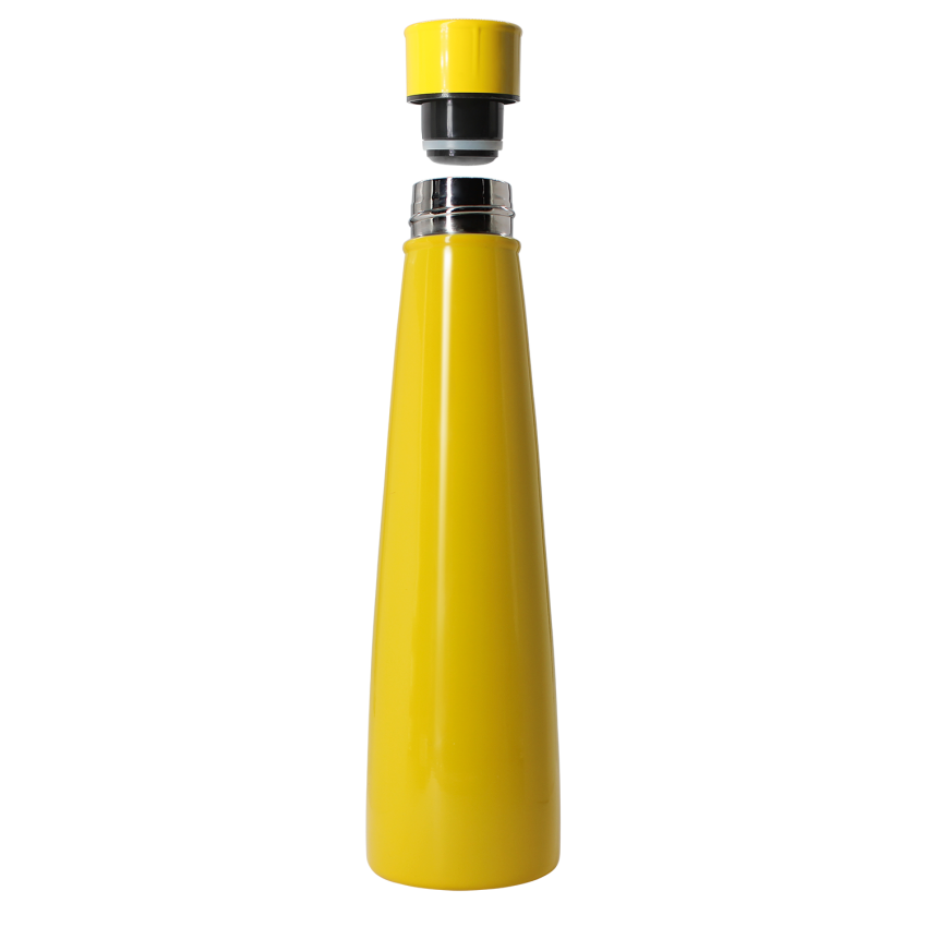 Термобутылка для напитков N-shape (желтый)