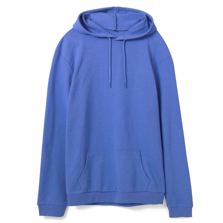 Толстовка с капюшоном унисекс Hoodie, ярко-синий меланж, размер 3XL