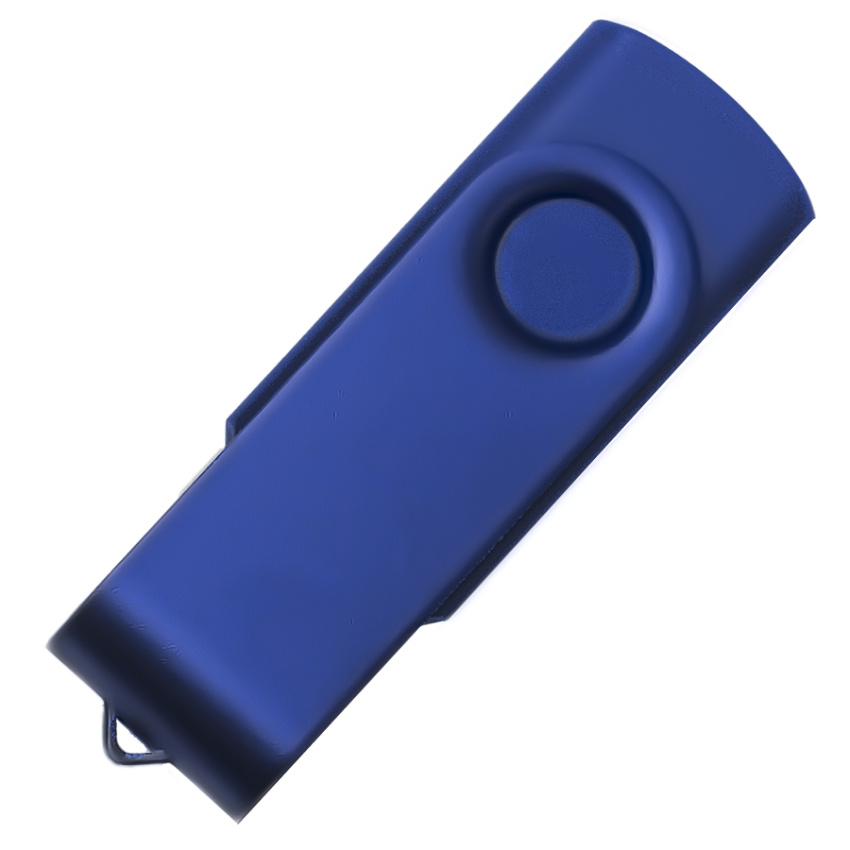 USB flash-карта DOT (8Гб), синий, 5,8х2х1,1см, пластик, металл