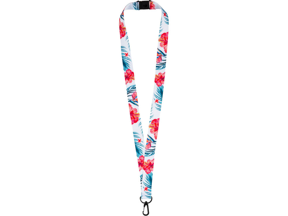 Ланъярд под сублимацию с карабином и замком обрыва, 2 см