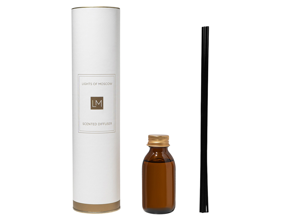 Ароматический диффузор с палочками, Милано: кардамон и перец, пачули, 100 мл