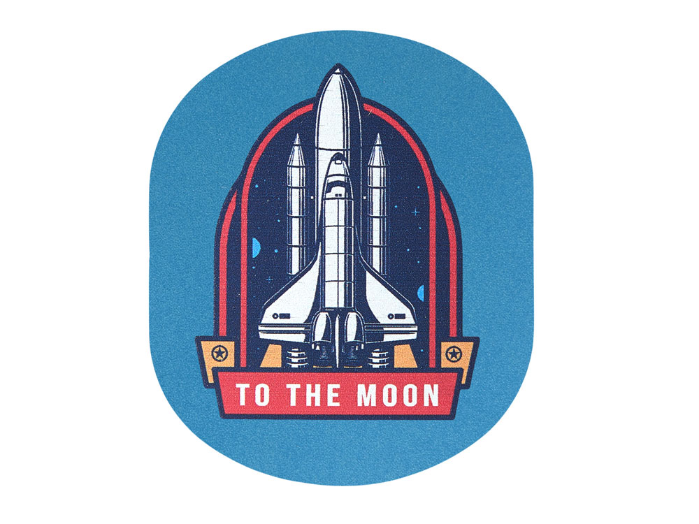 Патч Овал, nubuk