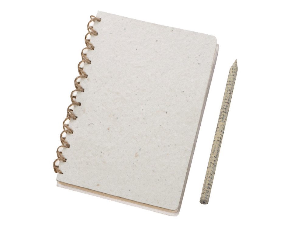 Блокнот А5 с бумажным карандашом и семенами цветов микс