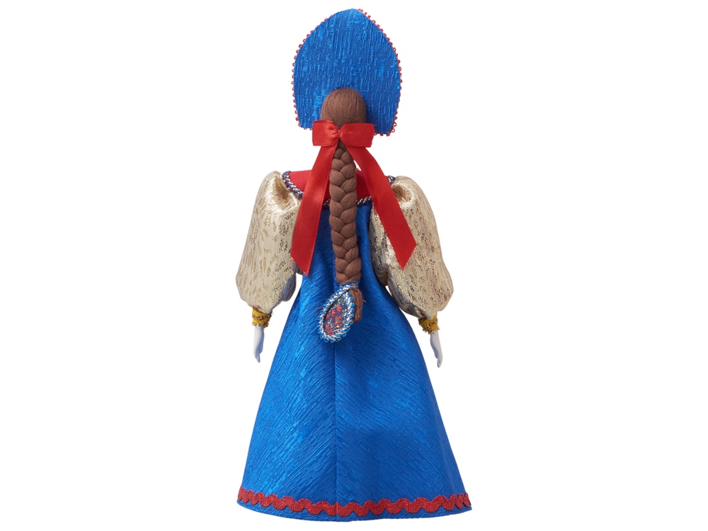 Подарочный набор: кукла фарфоровая, чай Малина с мятой