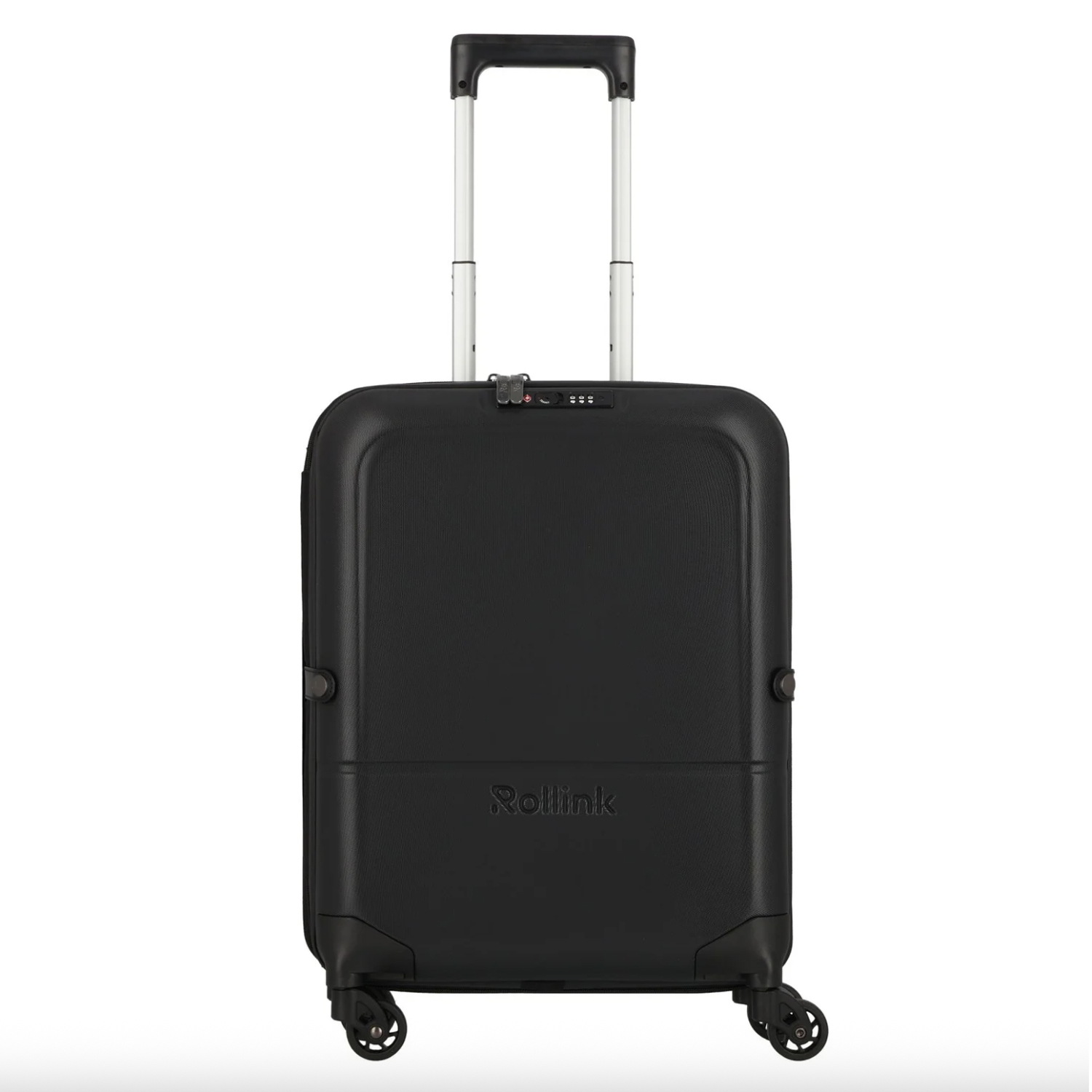 Чемодан складной Rollink FLEX LIGHT 55x40x20 см, 4 колеса, черный
