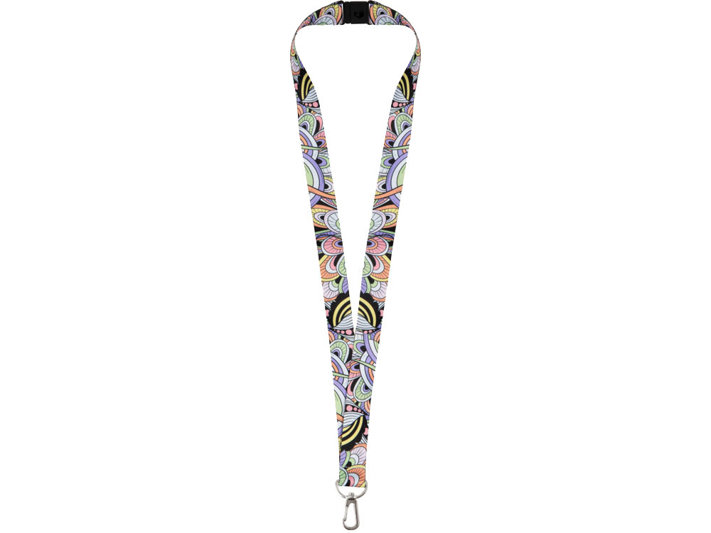 Ланъярд под сублимацию с карабином и замком обрыва, 2 см