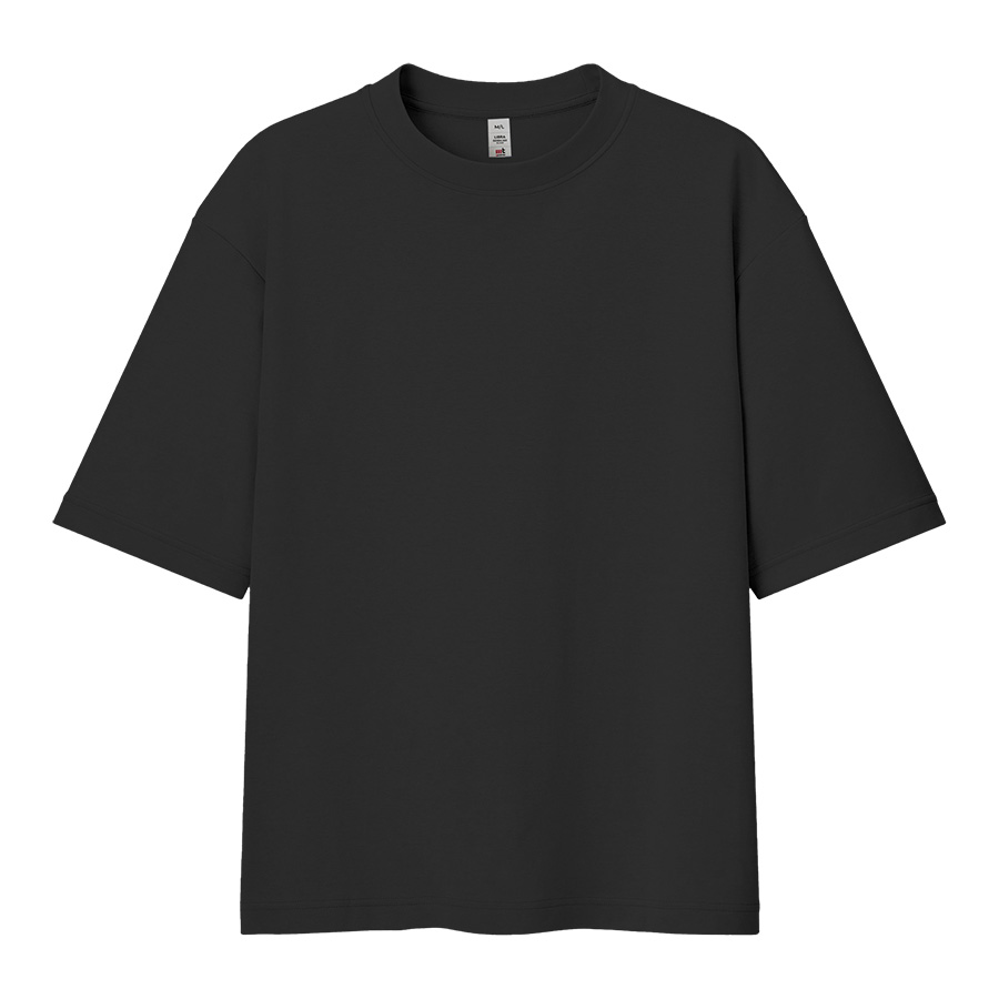Футболка мужская оверсайз LIBRA, чёрный, XL/2XL, 100% хлопок, 220 г/м2