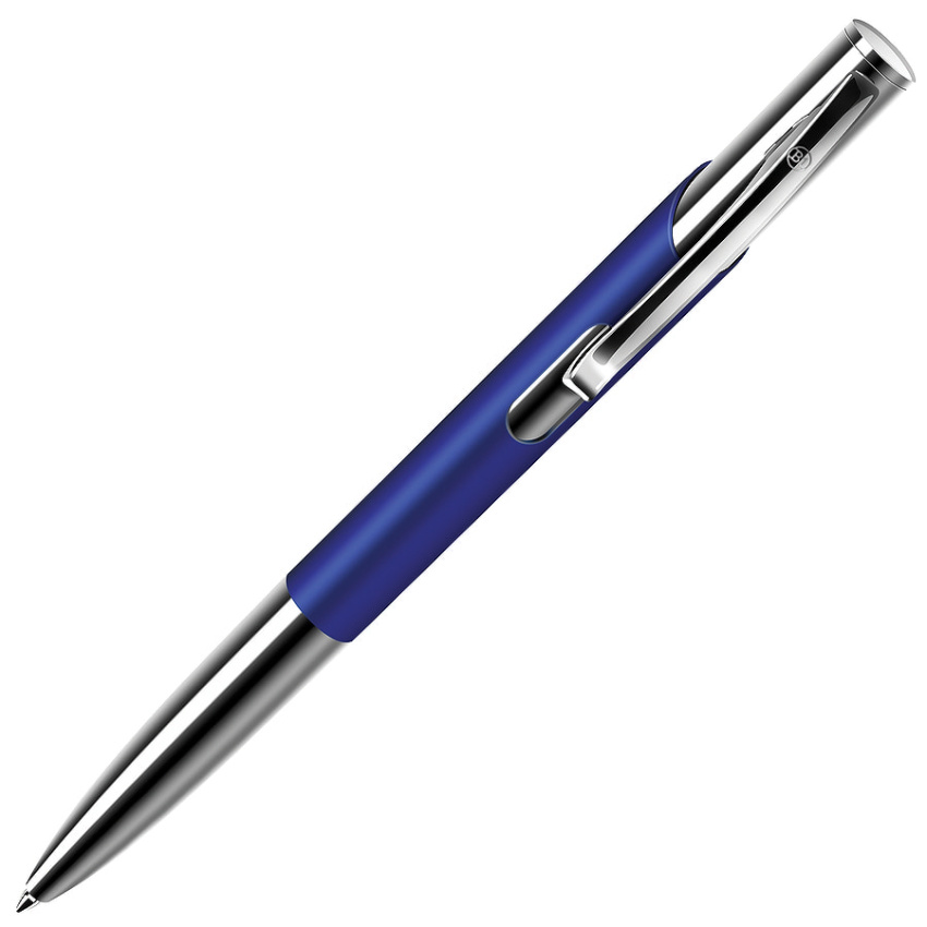 COSMO, ручка шариковая, синий/хром, металл