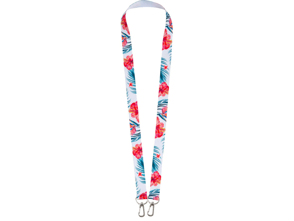 Ланъярд под сублимацию с 2-мя карабинами, 2 см