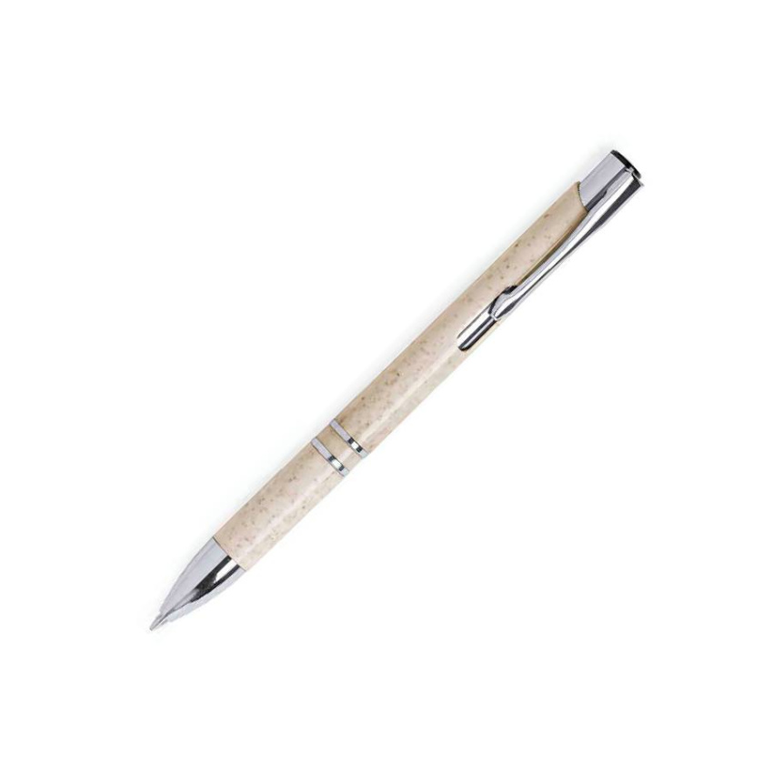 Ручка шариковая NUKOT, бежевый,  пластик с зерноволокном