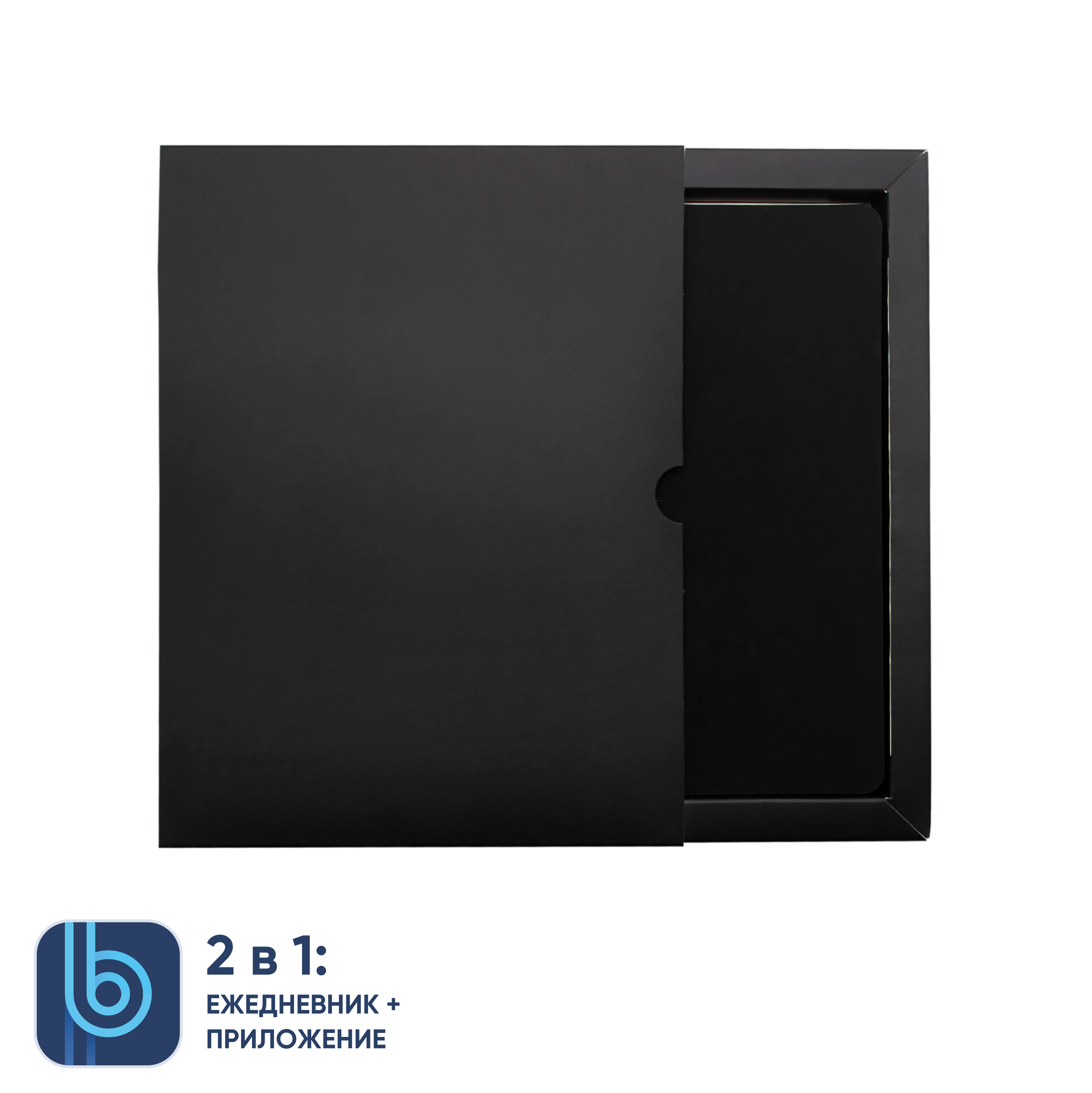 Ежедневник Bplanner.01 в подарочной коробке (черный)