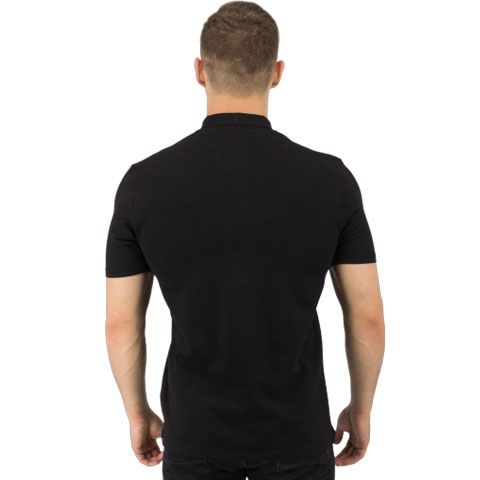 Рубашка поло Rock, мужская (черная, 2XL)