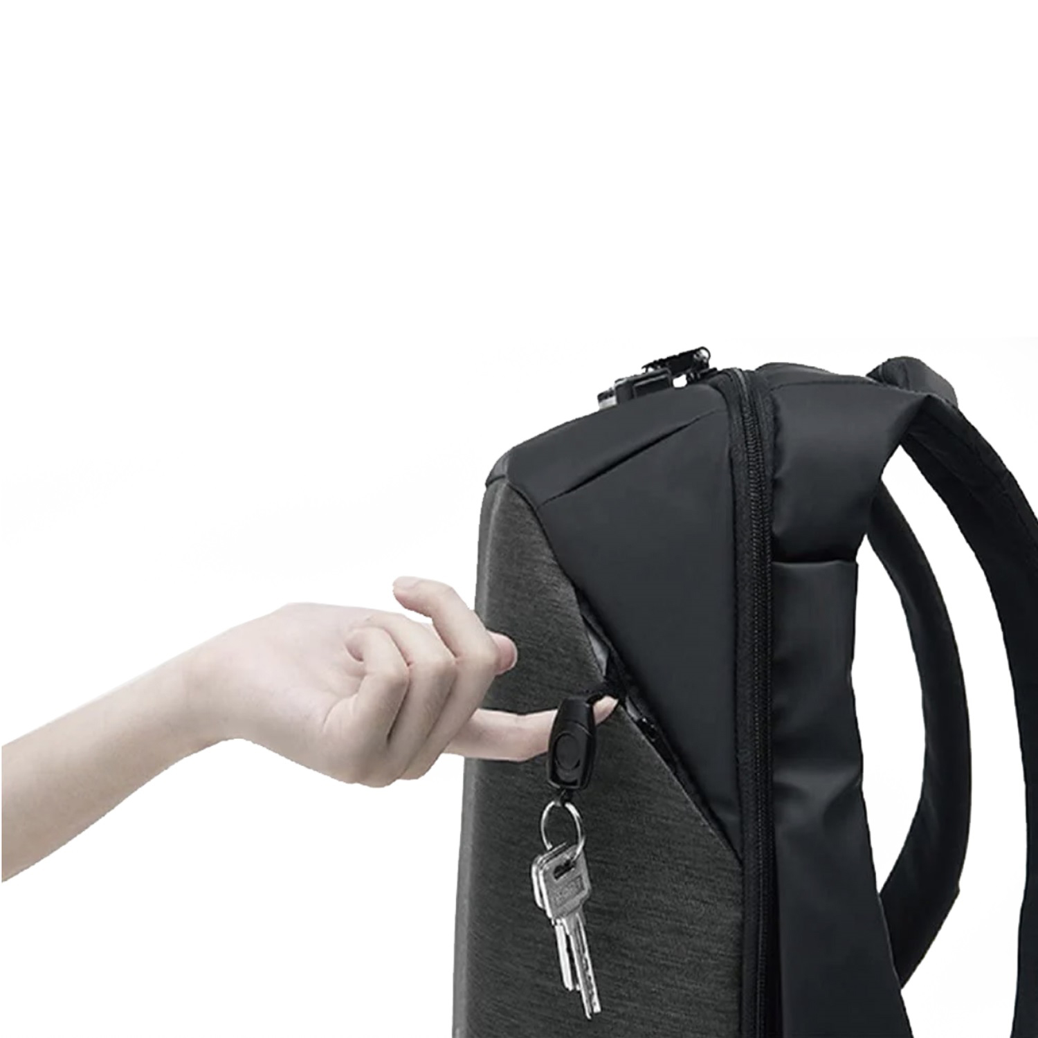 Рюкзак KORIN ClickPack 46х34х16 см, черный/серый