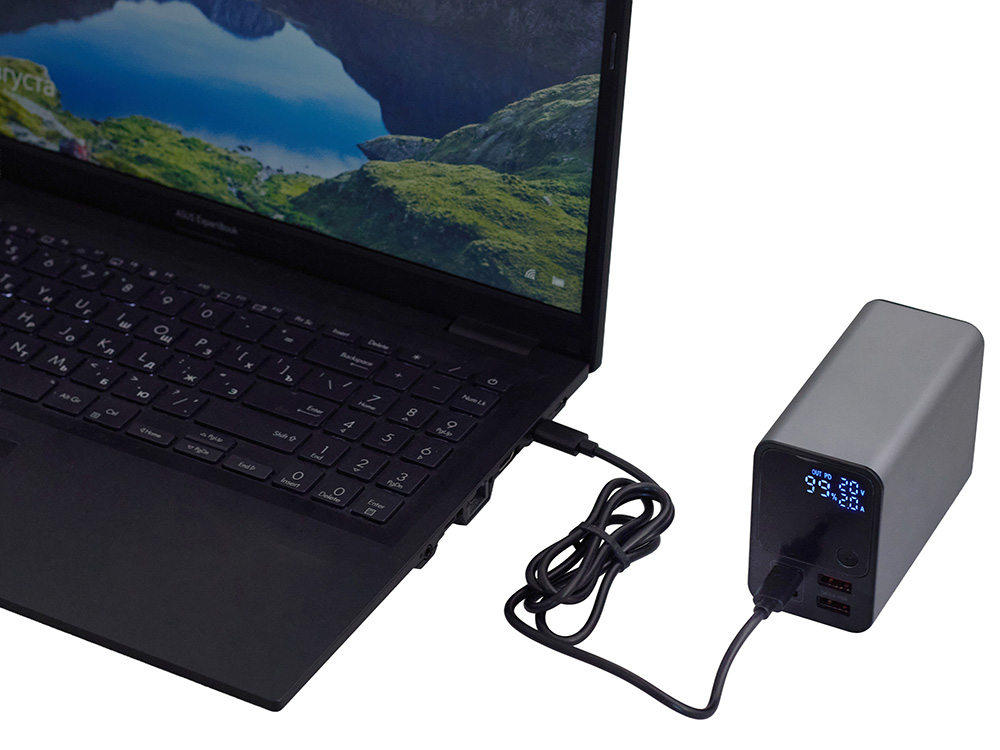 Внешний аккумулятор для ноутбуков EpIQ, 100 Вт, 30000 mAh