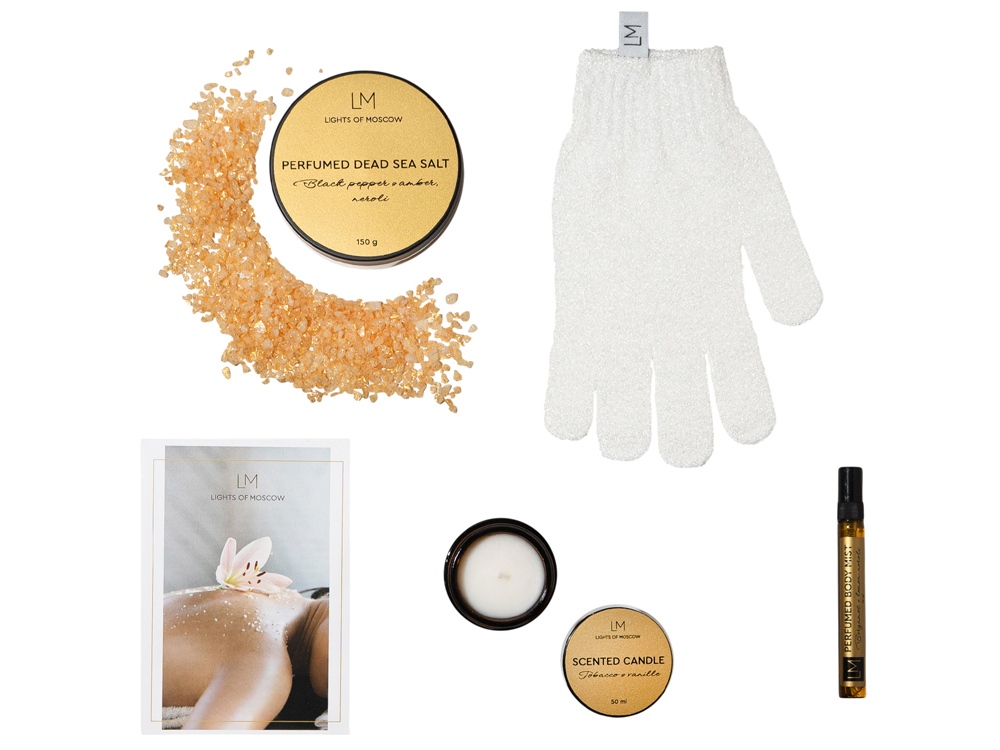 Парфюмированный спа-набор с лого Lights of Moscow