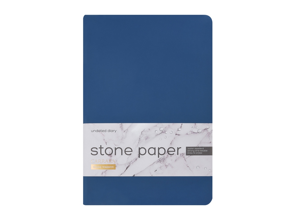 Ежедневник с каменной бумагой недатированный А5 Carrara