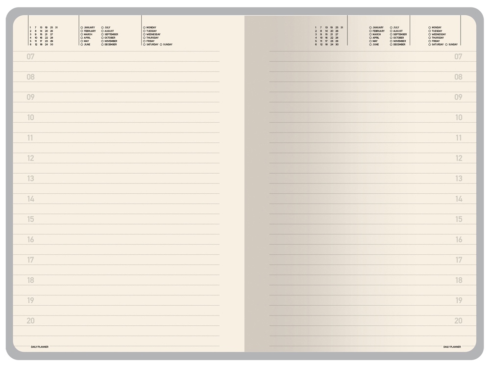 Ежедневник недатированный А5 Megapolis Velvet Flex