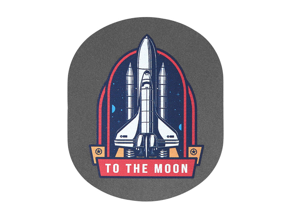 Патч Овал, nubuk