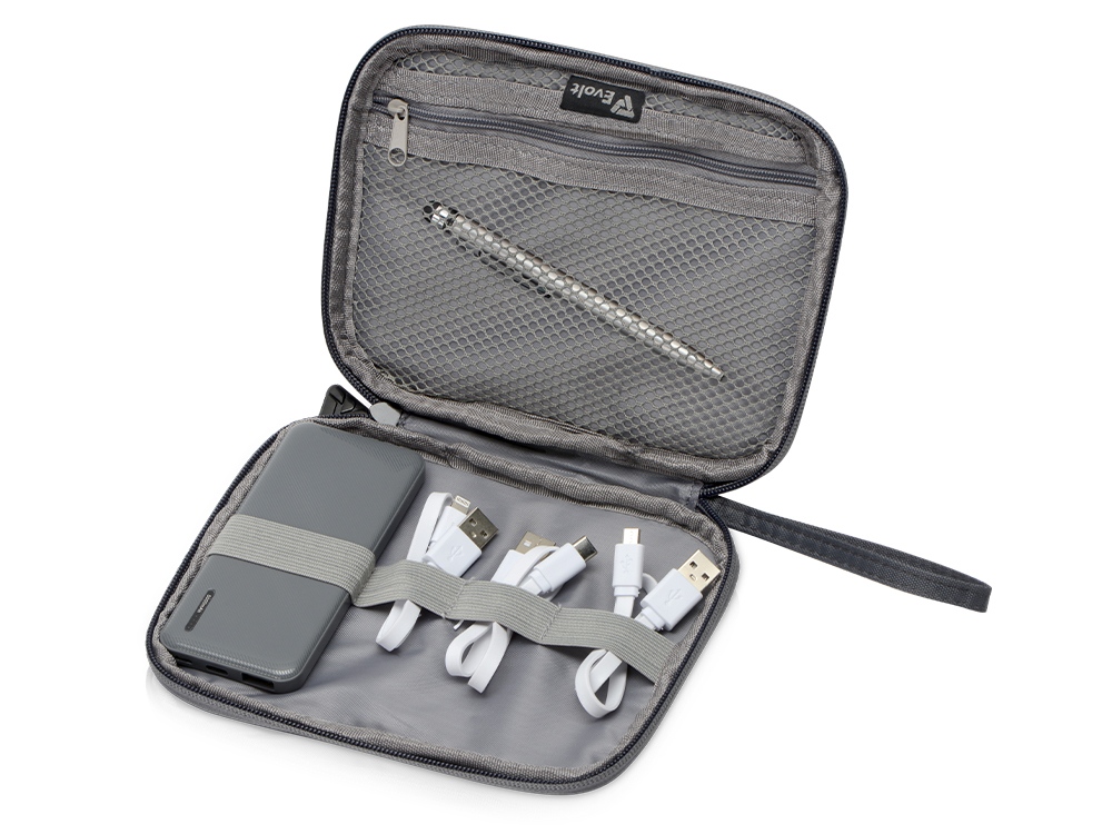 Подарочный набор с ручкой и повербанком Nathom