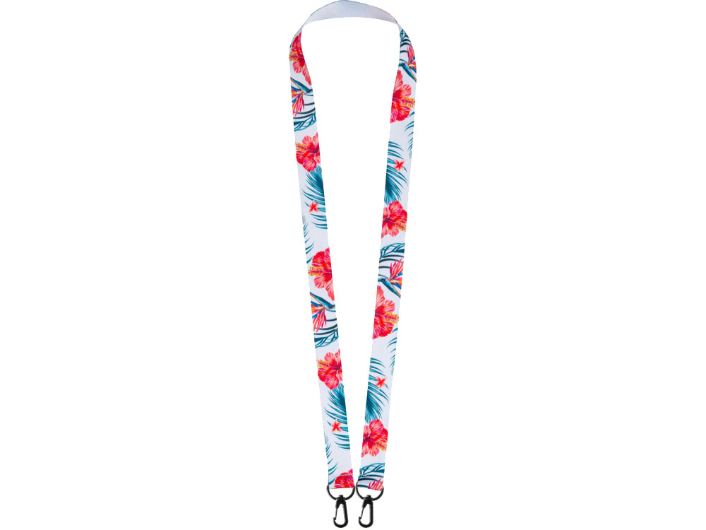 Ланъярд под сублимацию с 2-мя карабинами, 2 см